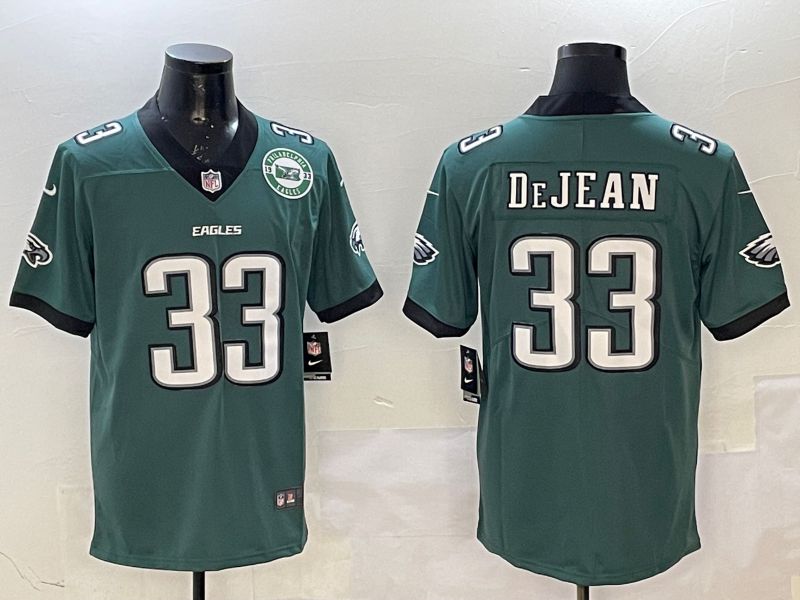 Men Philadelphia Eagles #33 Dejean Green Second generation 2025 Nike Limited NFL Jersey style 3->philadelphia eagles->NFL Jersey